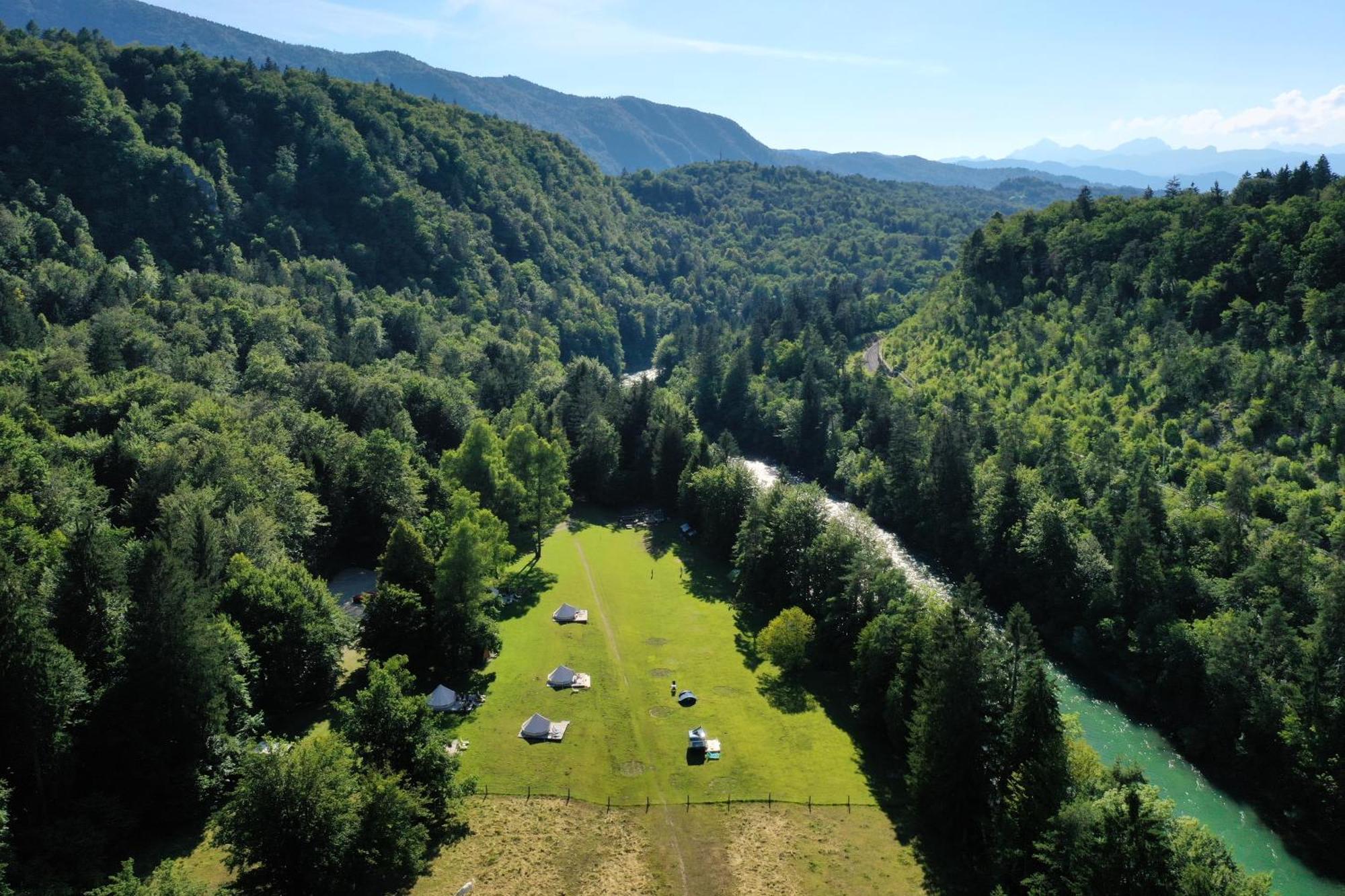 Eco River Camp - Pitches Radovljica Bagian luar foto