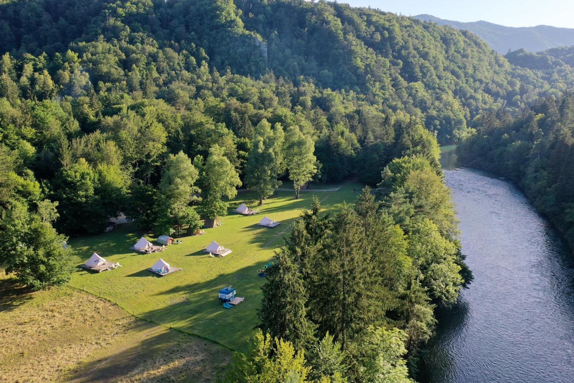 Eco River Camp - Pitches Radovljica Bagian luar foto
