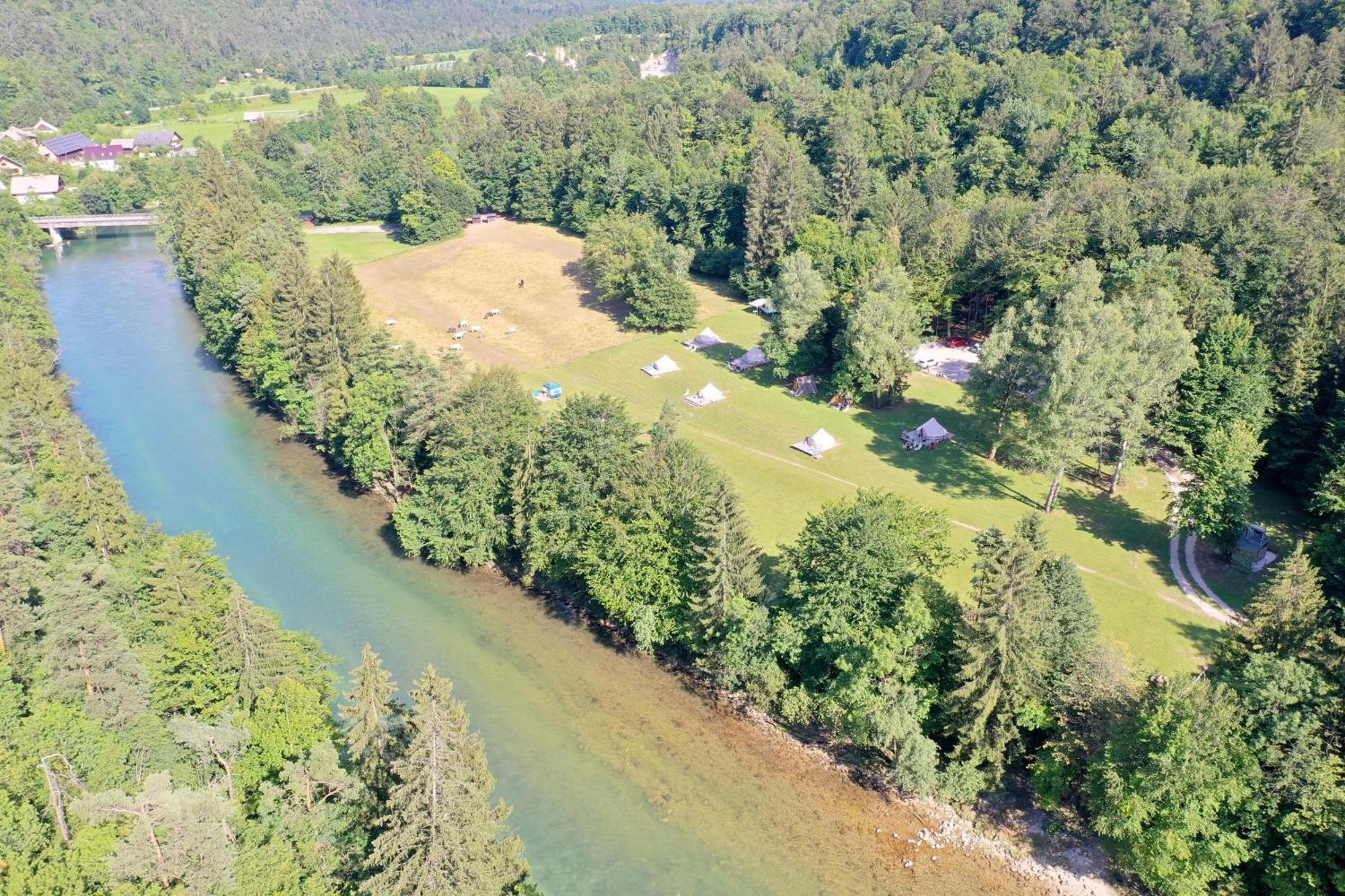 Eco River Camp - Pitches Radovljica Bagian luar foto