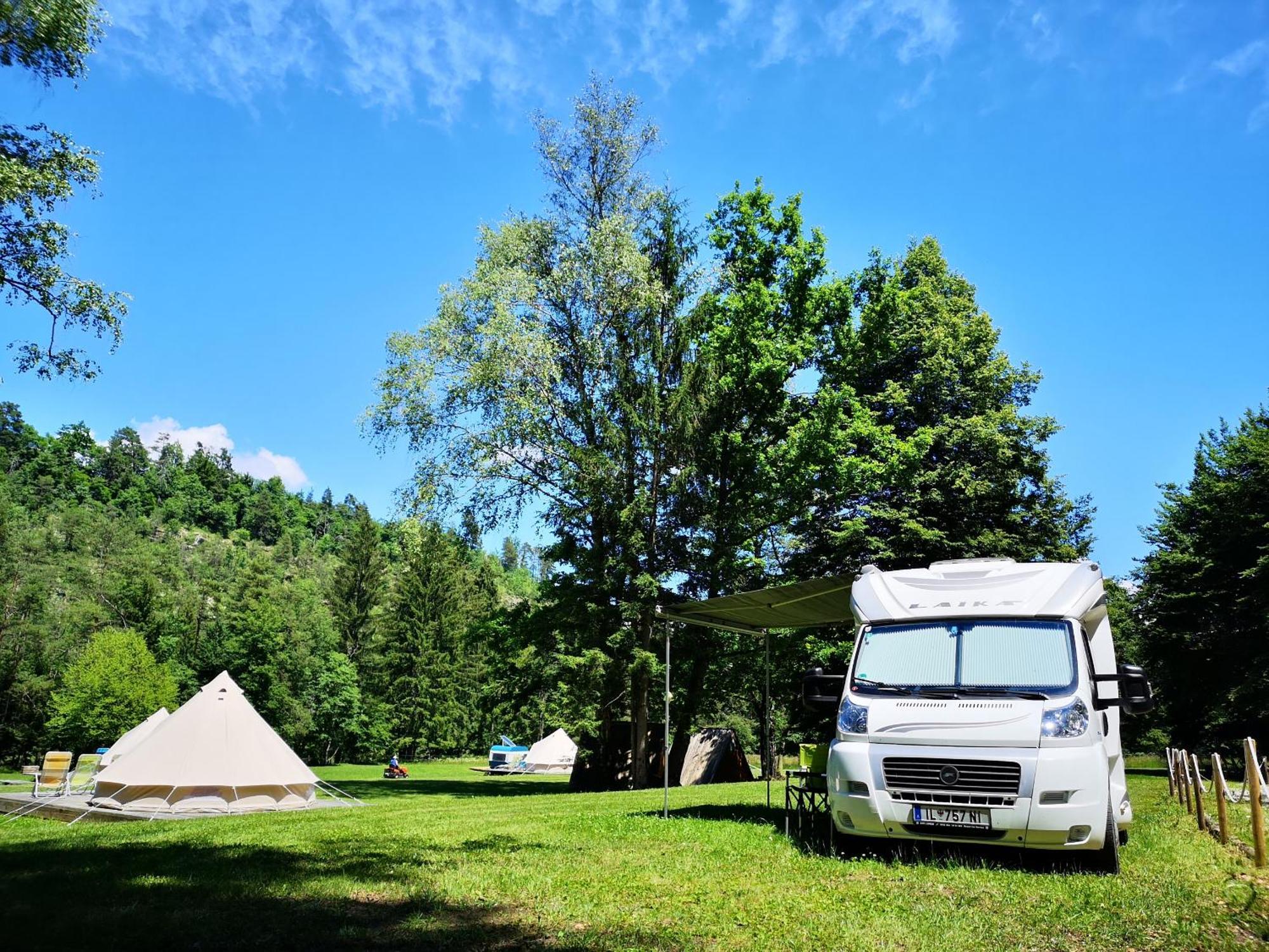 Eco River Camp - Pitches Radovljica Bagian luar foto