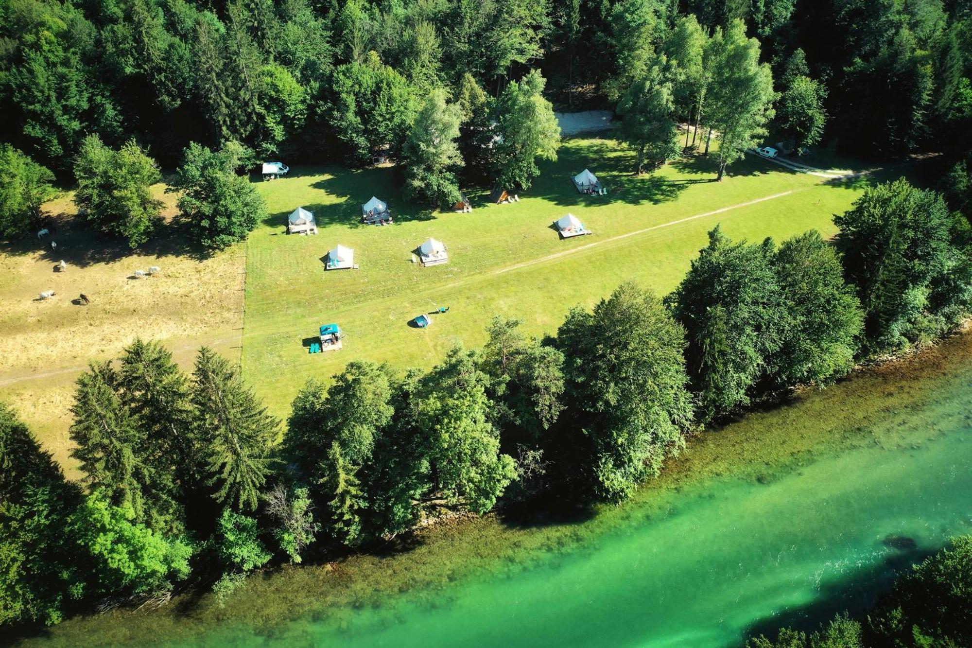 Eco River Camp - Pitches Radovljica Bagian luar foto